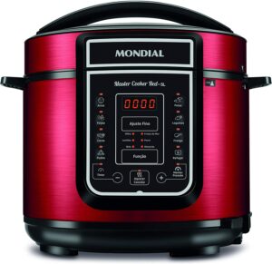 Panela de Pressão Elétrica Mondial Master Cooker Red PE-39