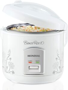 Panela Elétrica de arroz Mondial Bianca Rice 10 PE-10 -127V-BRANCO